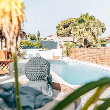 20m2- 1 Pers- De La Nartelle- Maxime - Piscine Partage- Parking * سانت ماكسيم