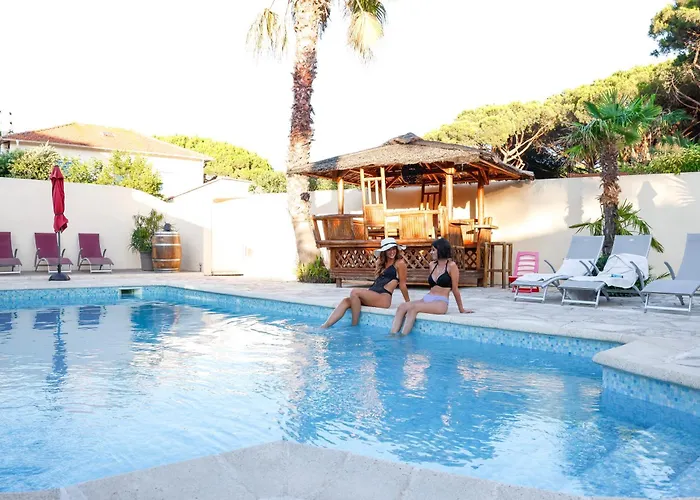 20m2- 1 Pers- De La Nartelle- Maxime - Piscine Partage- Parking سانت ماكسيم